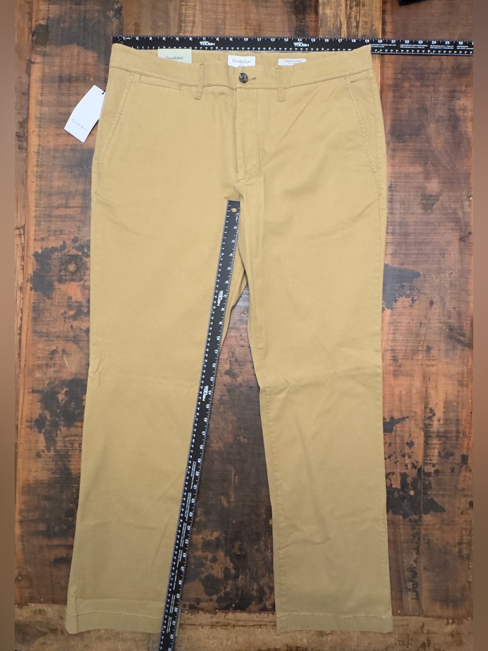 Goodfellow & Co Men's Tan Chino Pants - Straight Fit 38x32 NWT